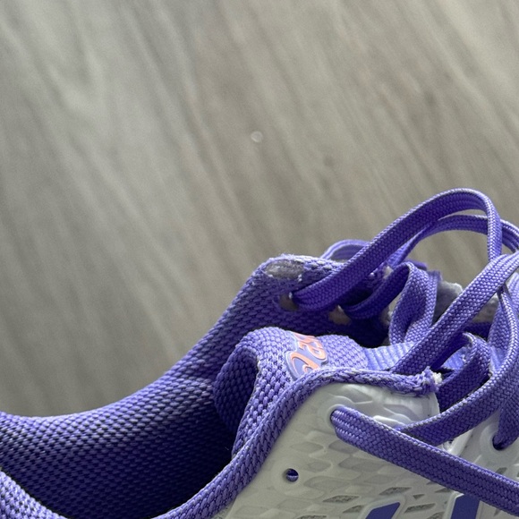 ASICS gel-resolution 9, White/Amethyst 10.5 B Medium tennis shoe - Picture 8 of 9